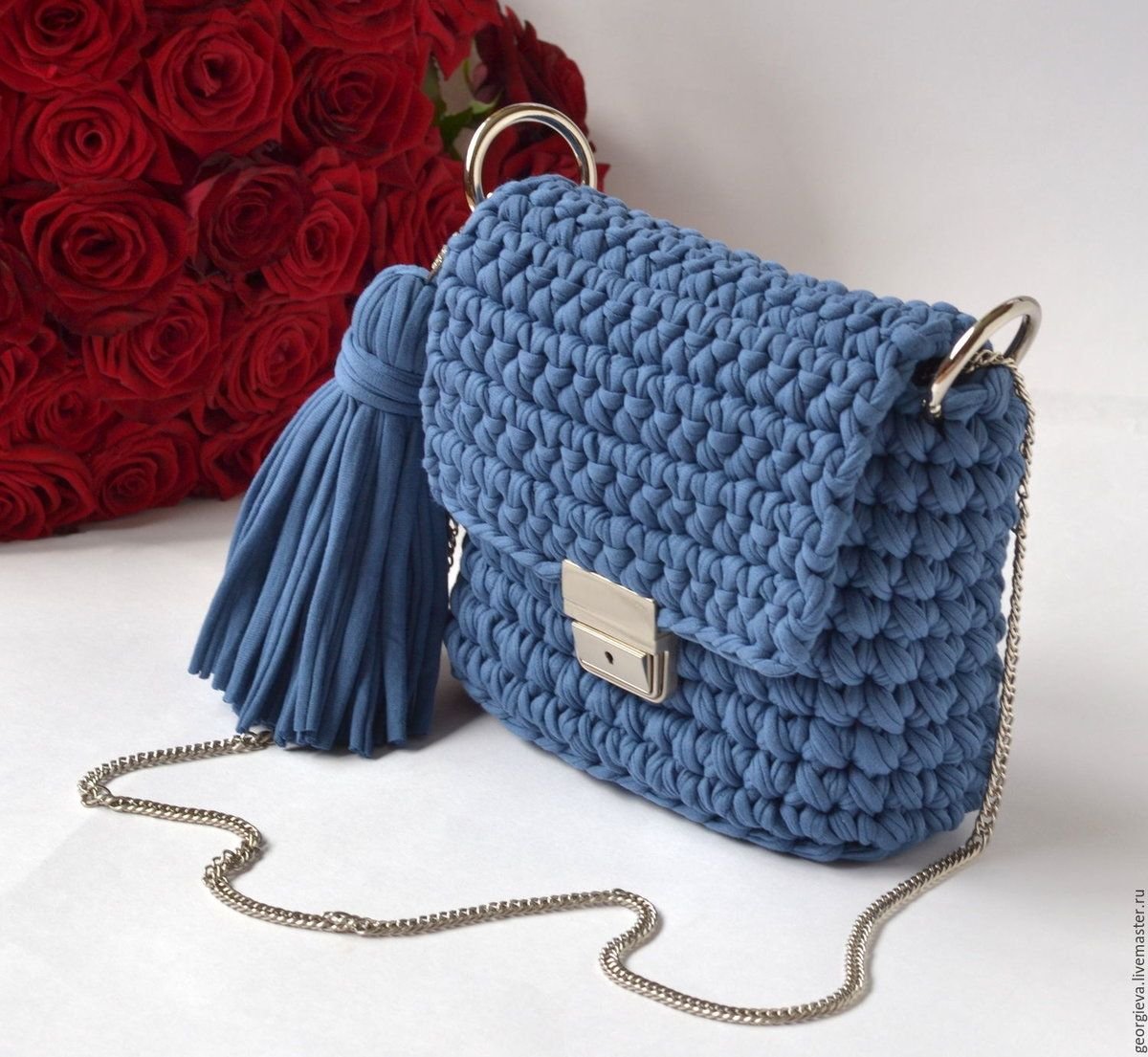 Вязаные сумки крючком