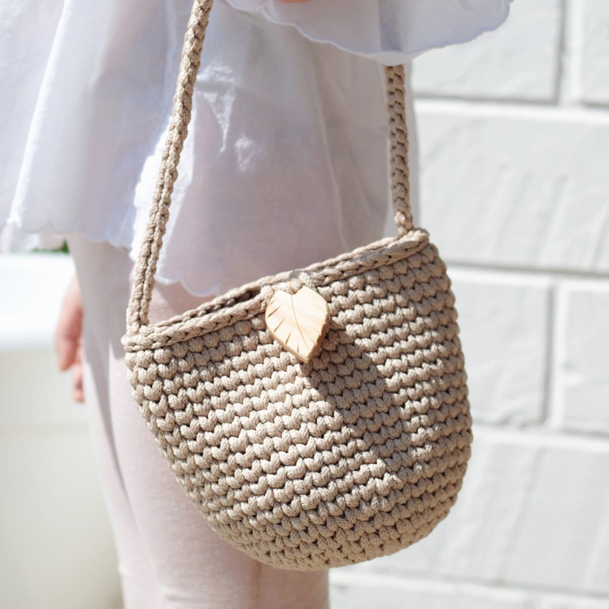 Вязаная сумка Боттега