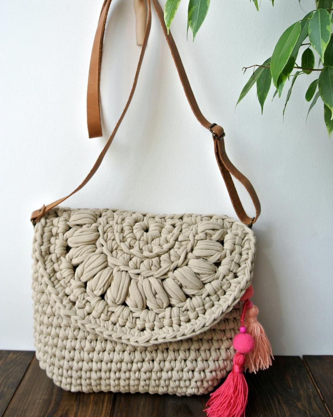 Сумка из хлопкового шнура