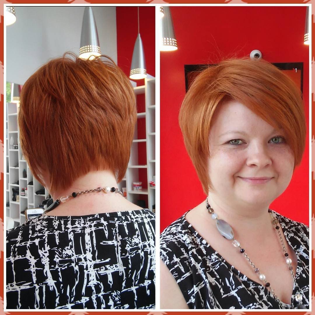 Стрижка Пикси асимметрия на короткие волосы