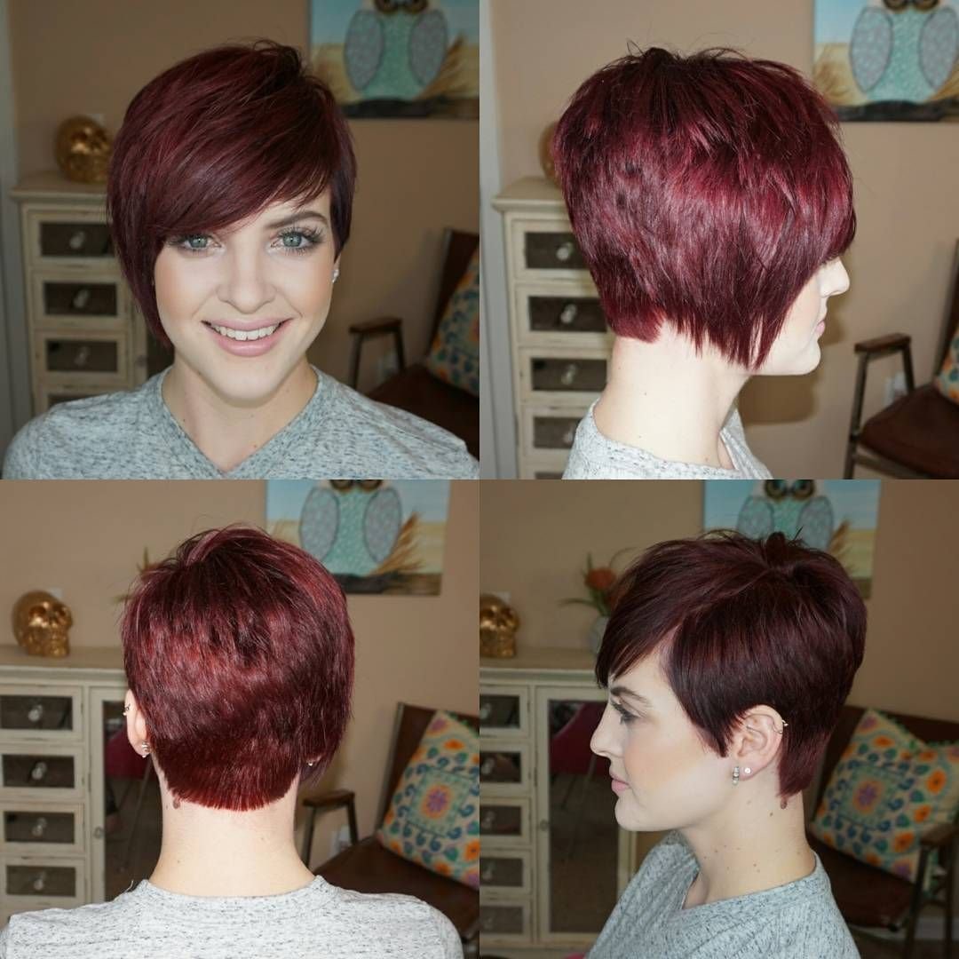 Стрижка Гарсон Пикси асимметрия