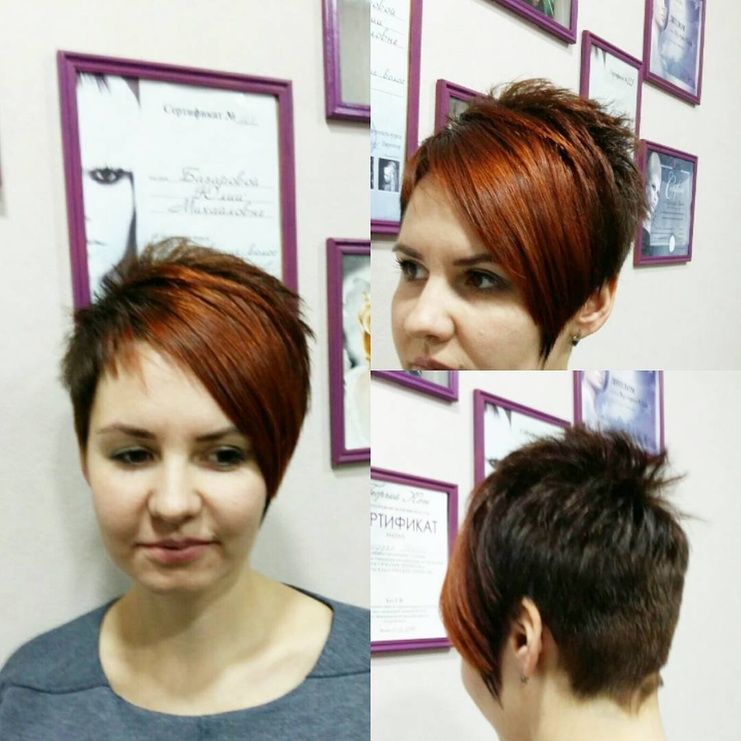 Стрижка Пикси Боб на средние волосы для женщин после 50