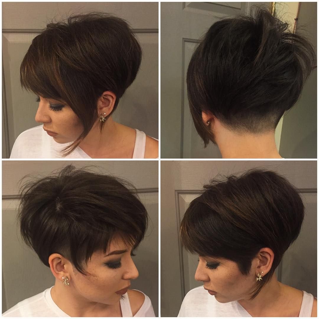 Стрижка асимметрия на короткие волосы