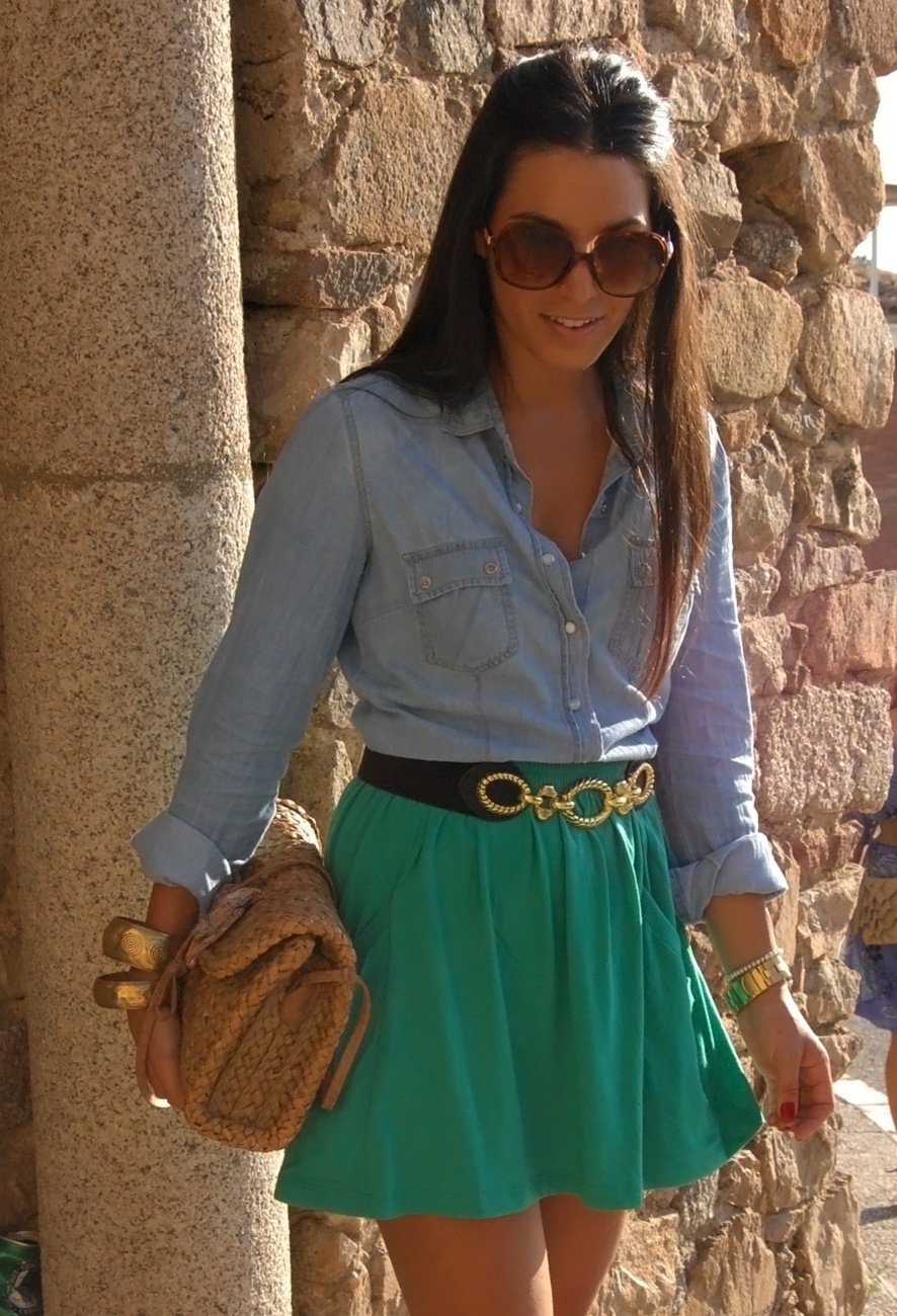 Рубашка в клетку женская оверсайз