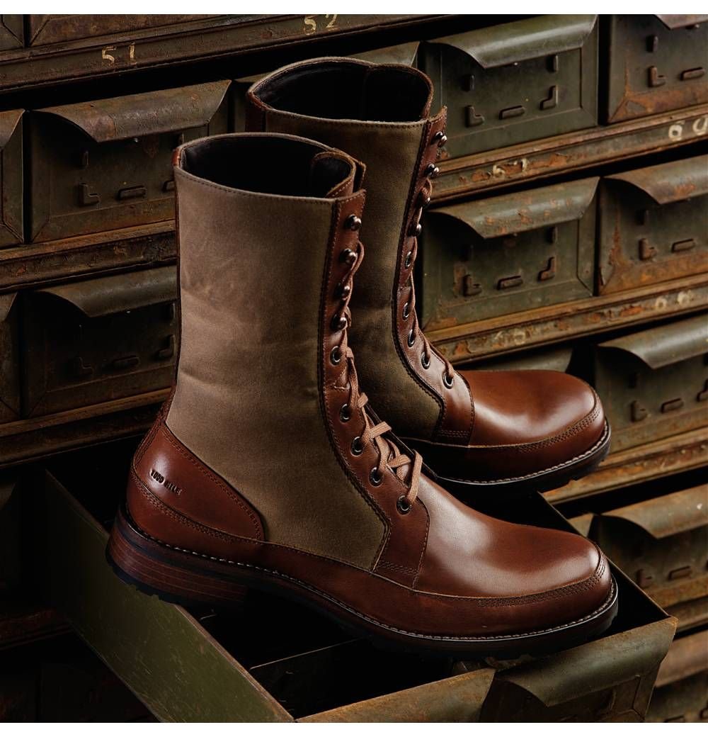 Сапоги Винтажные мужские из воловьей кожи