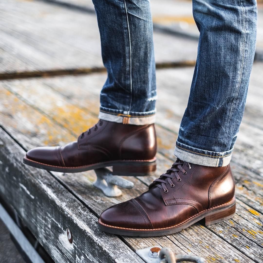 Ботинки Челси мужские коричневые