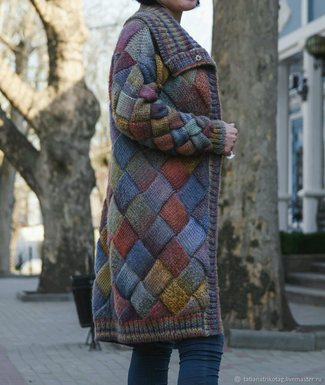 Блузон в стиле пэчворк