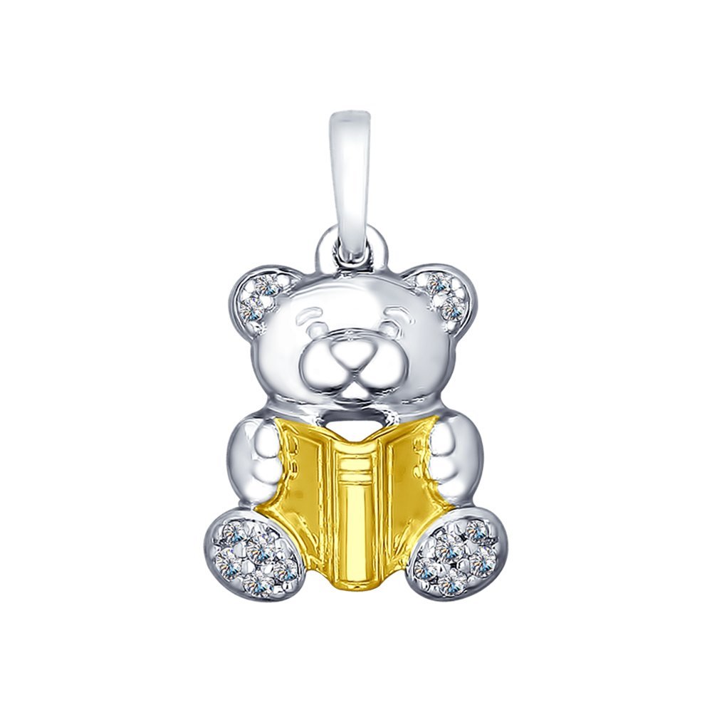 Кулон с медвежонком