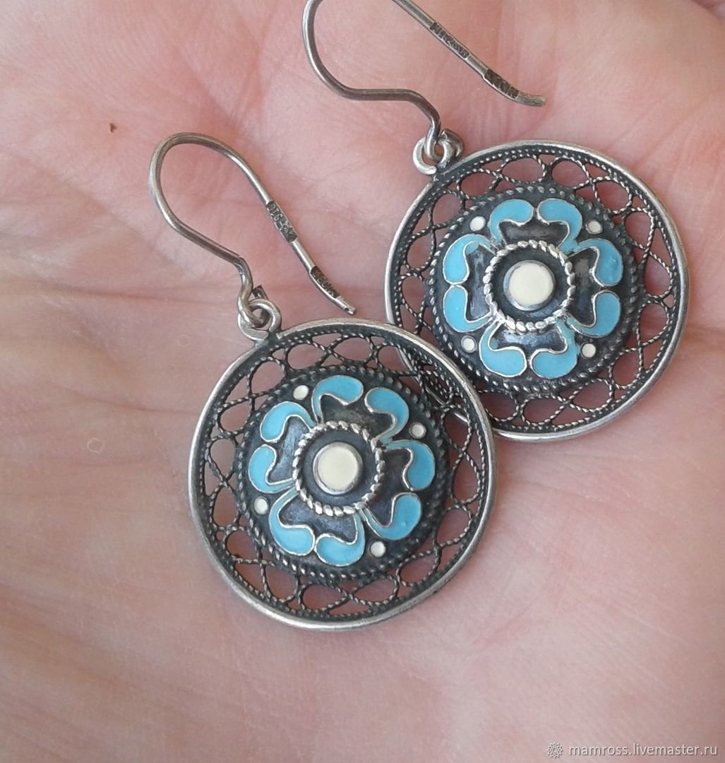 Золотые серьги Сударушка 583 пробы