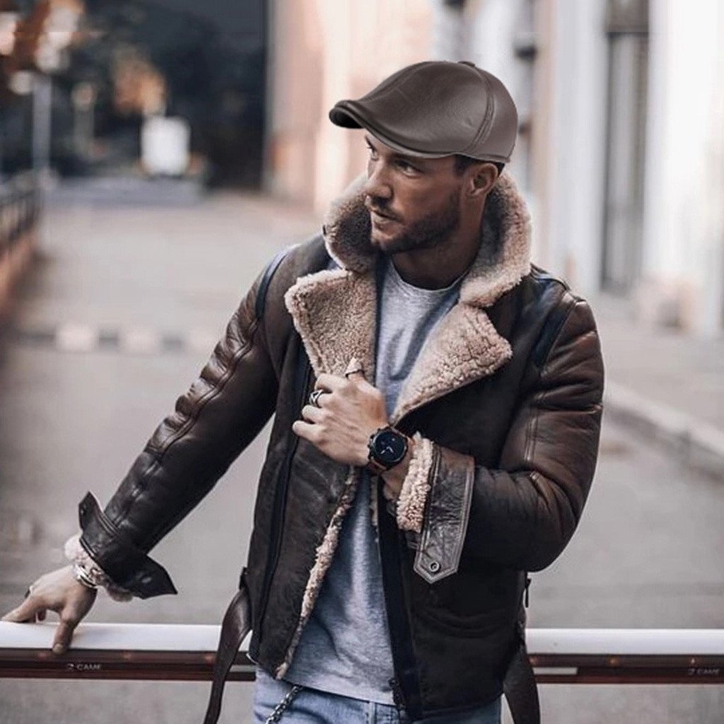 Модные мужские дубленки