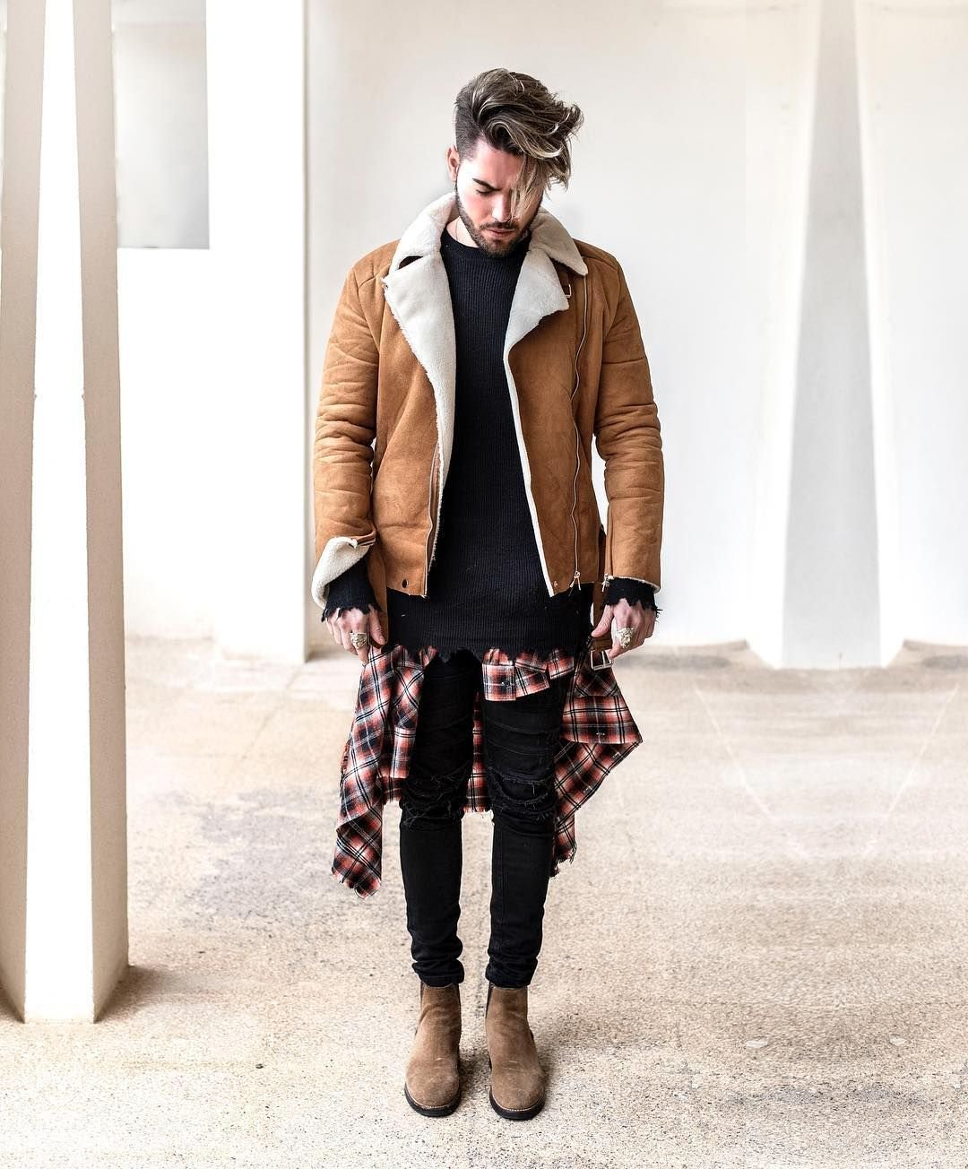 Дублёнка Авиатор женская 2020 зима