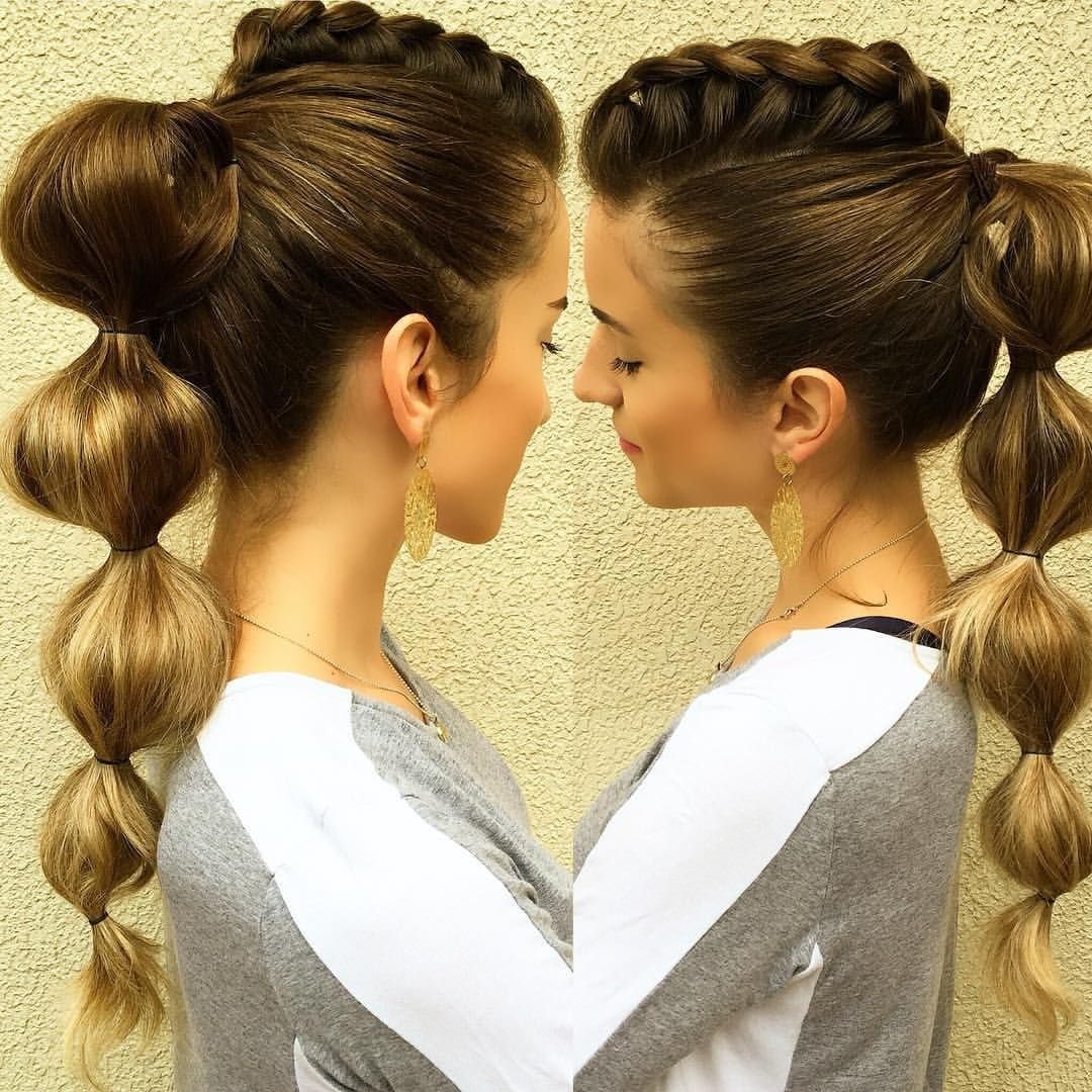 Прически из хвоста