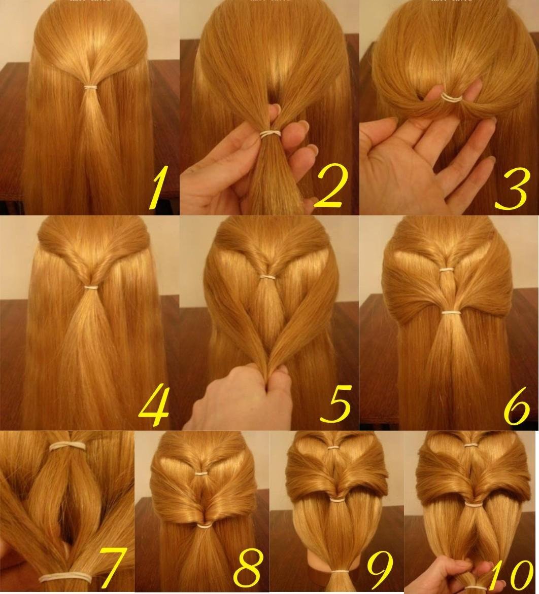 Красивые прически с резинками