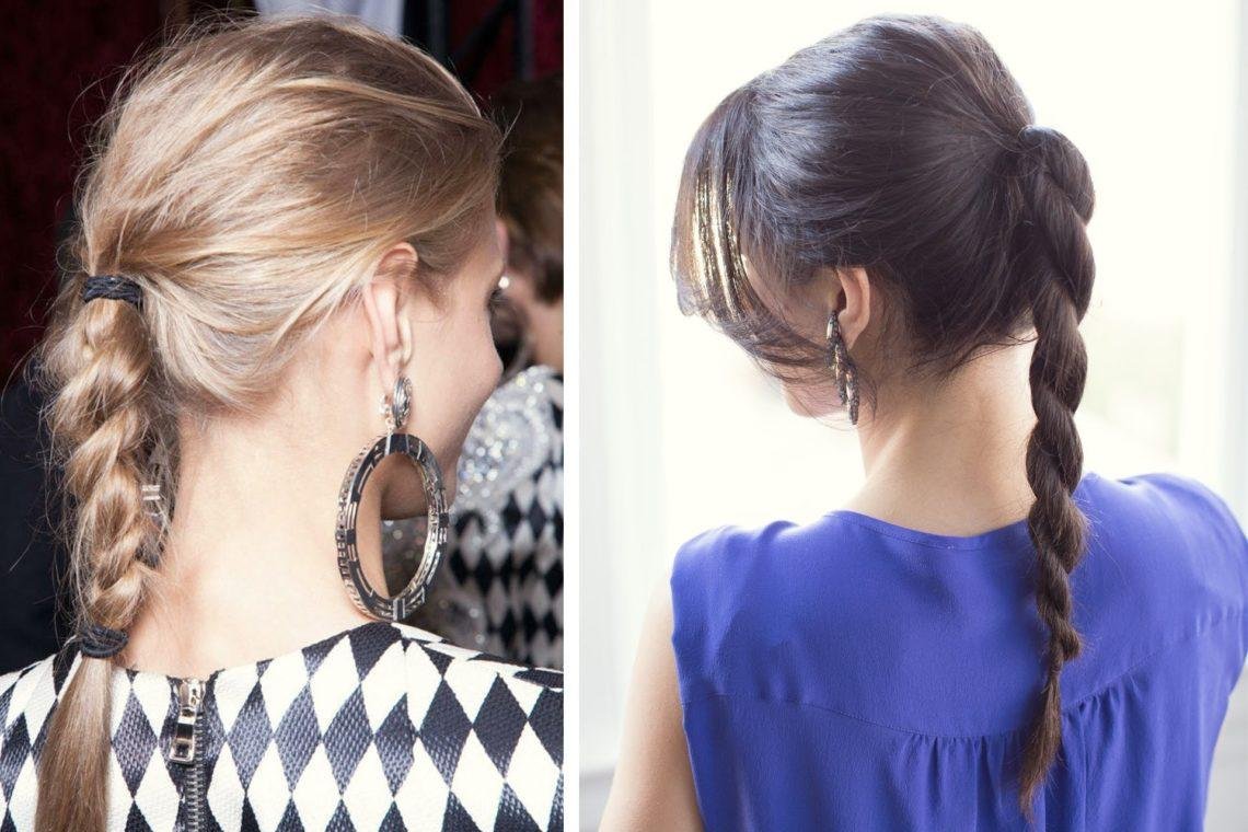 Прическа хвост