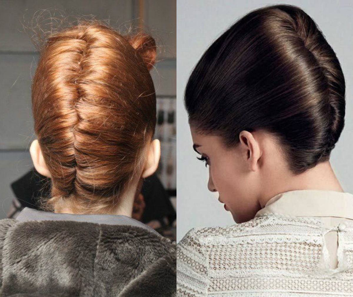 Причёска Ракушка на длинные волосы