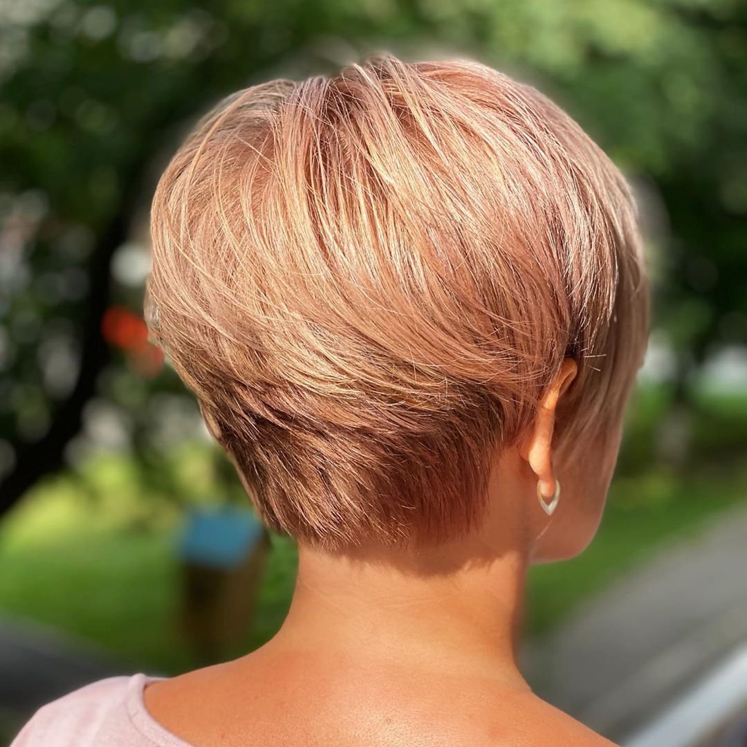 Стрижка шапочка Гарсон