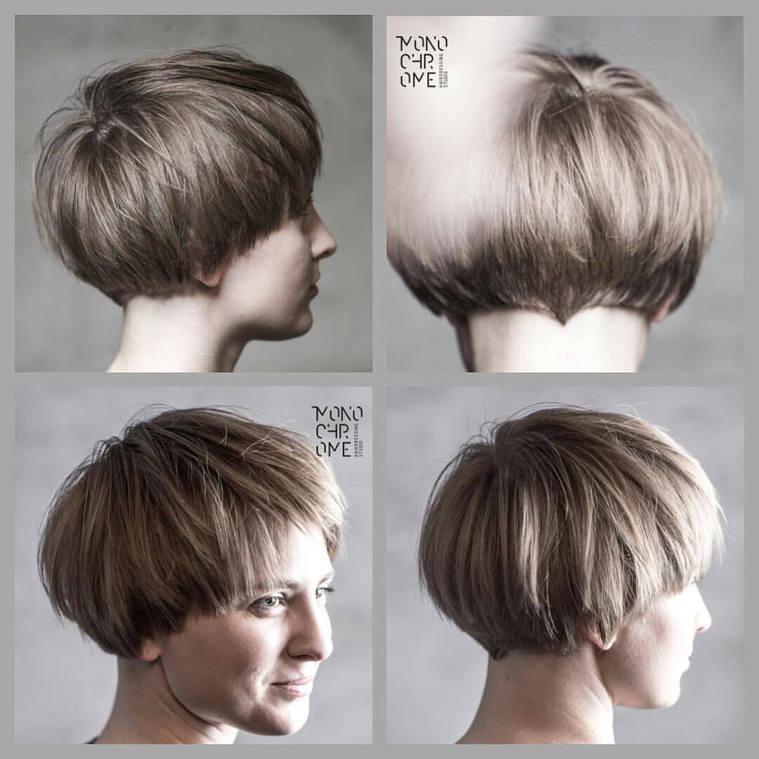 Стрижки Боб Гарсон шапочка