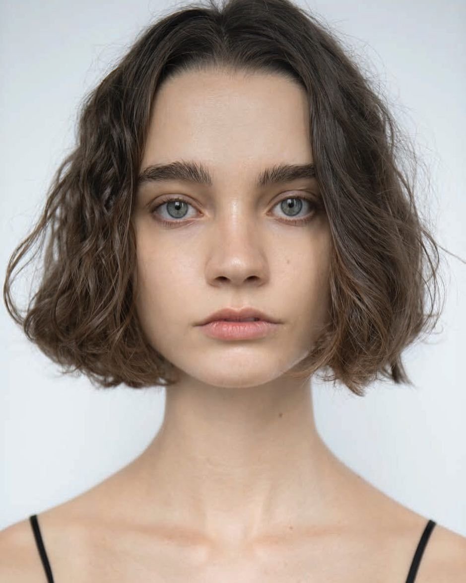 Стрижка Боб Гарсон на средние волосы за 50