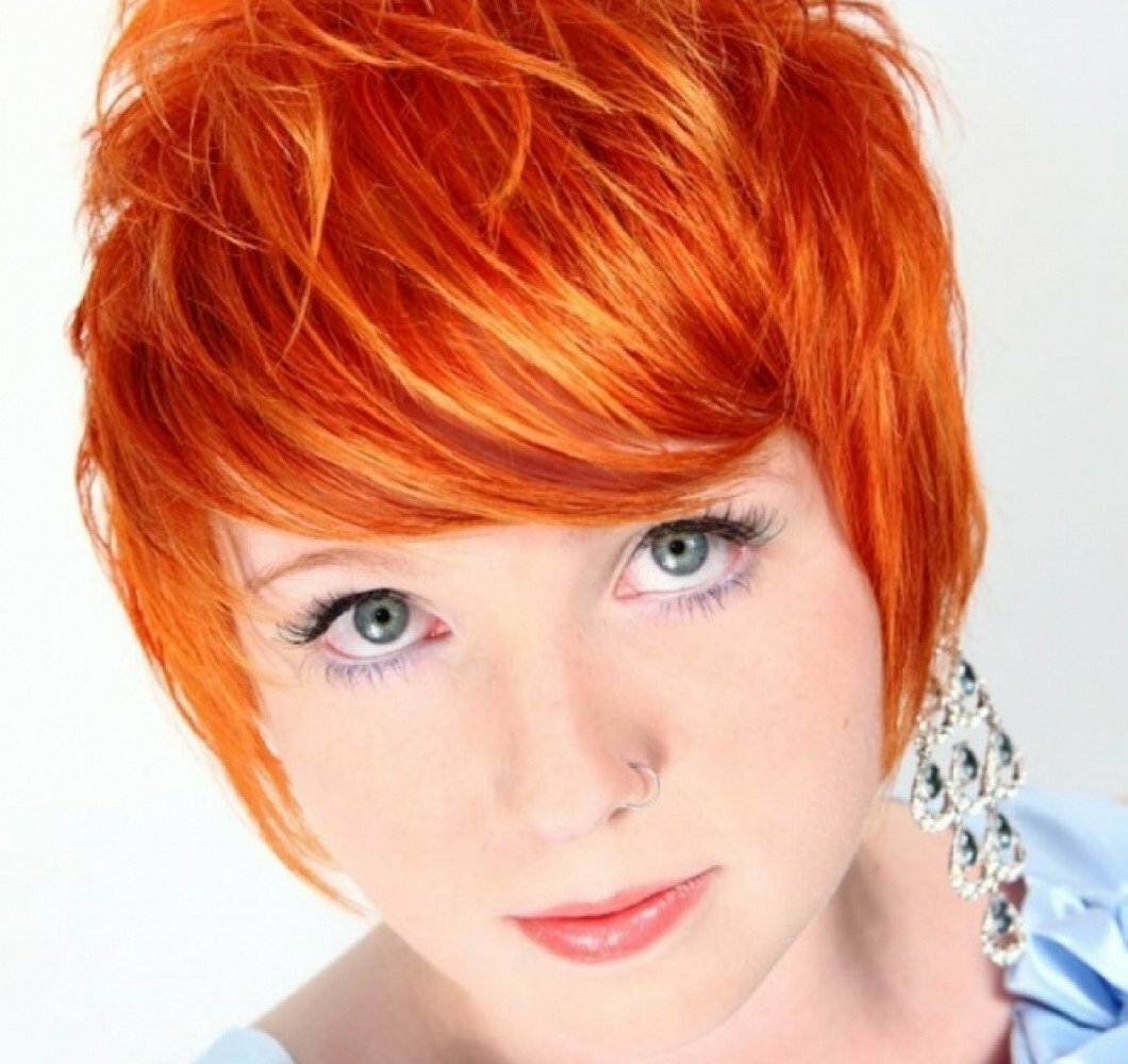 Стрижки на рыжие волосы