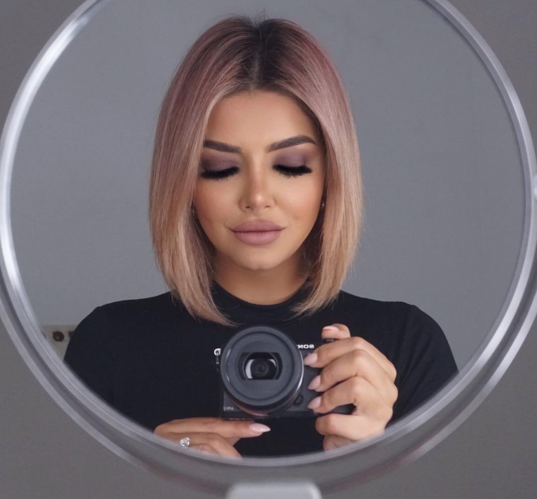 Филированное каре без челки