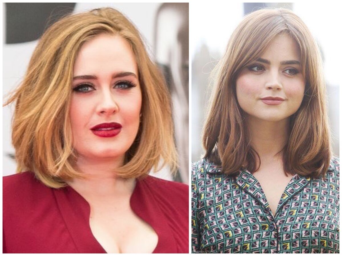 Удлинённое Боб каре с лесенкой на средние волосы