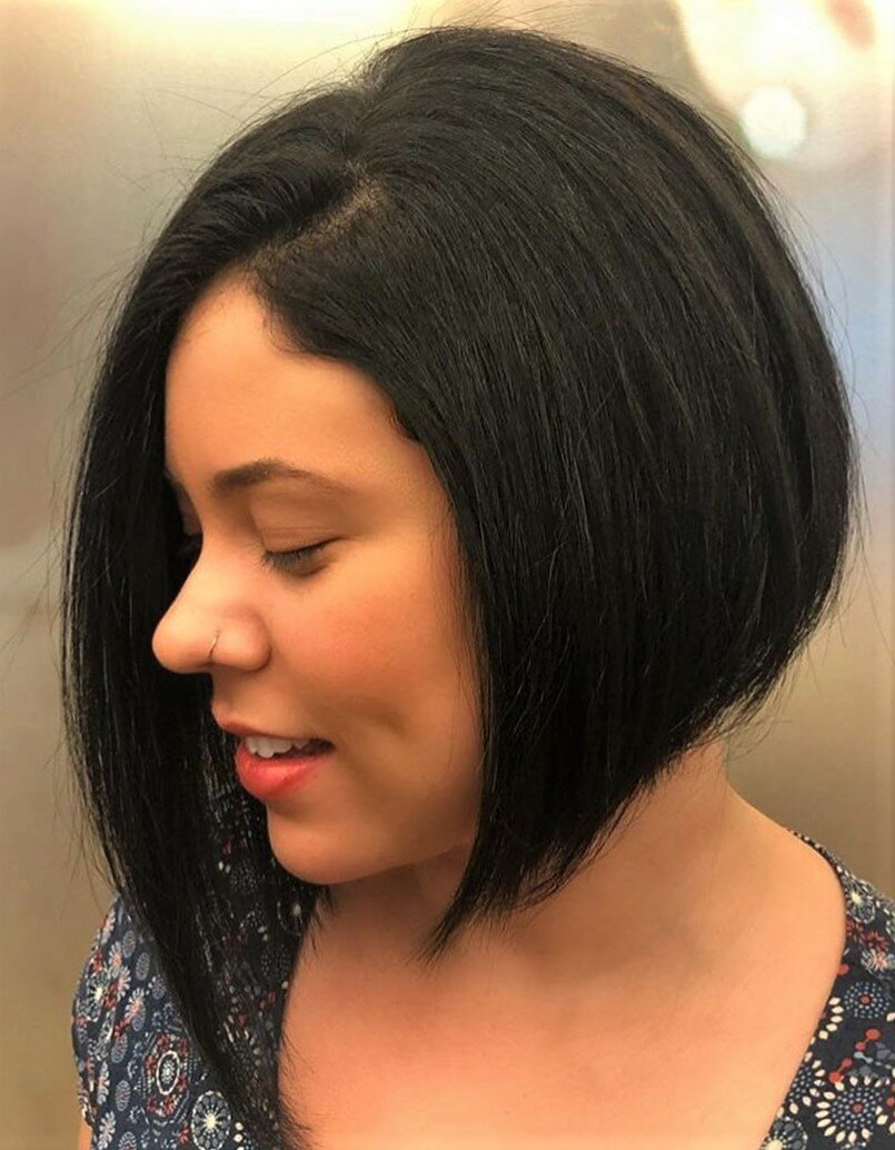 Стрижки для полного лица