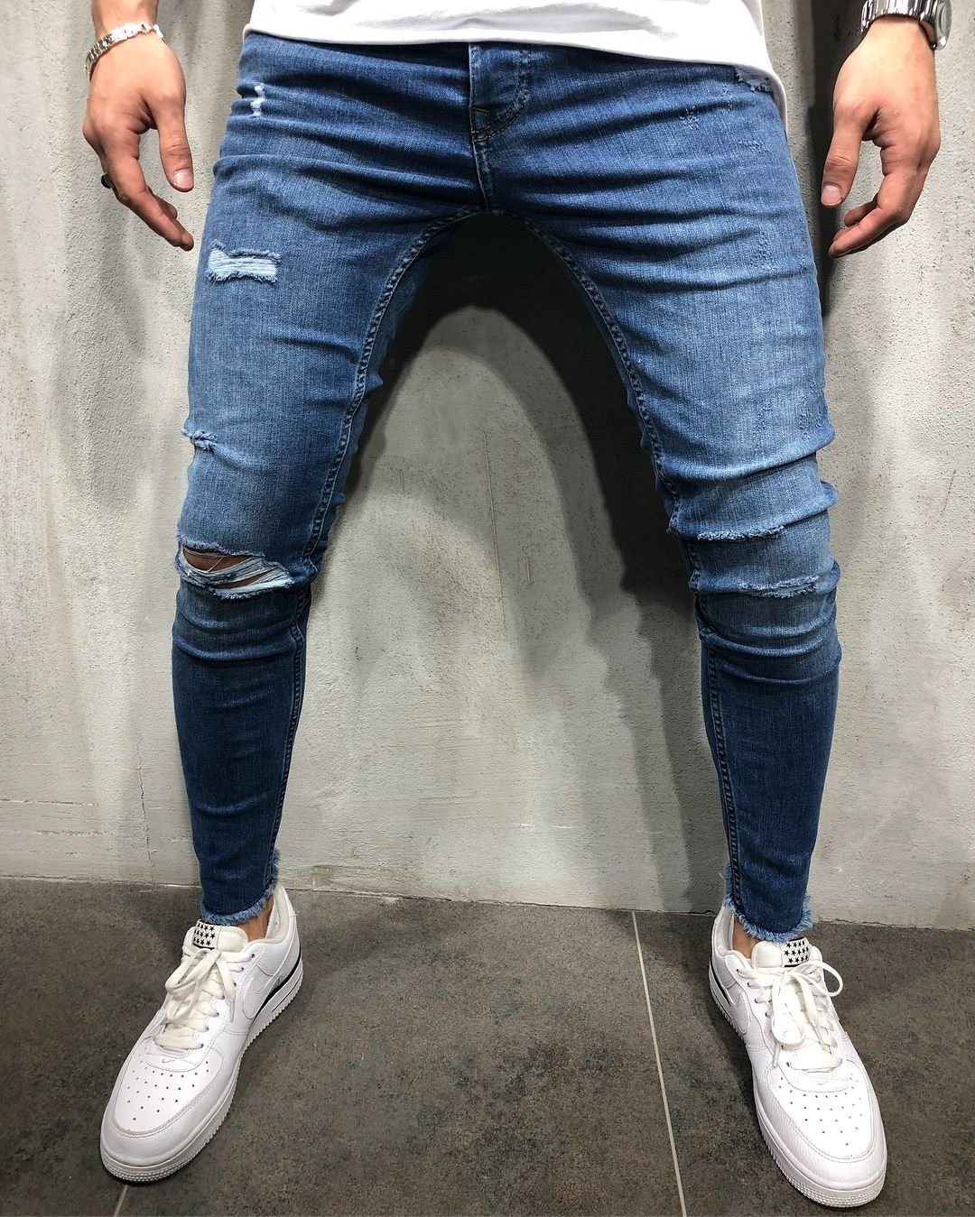 Джинсы мужские молодежные зауженные