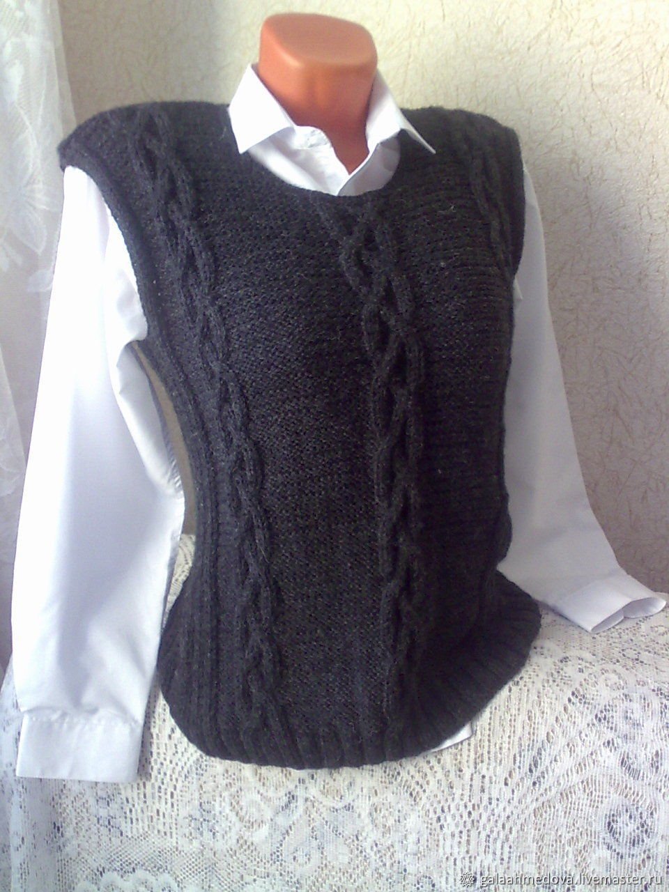 Тамбовчанка жилет гусиная лапка