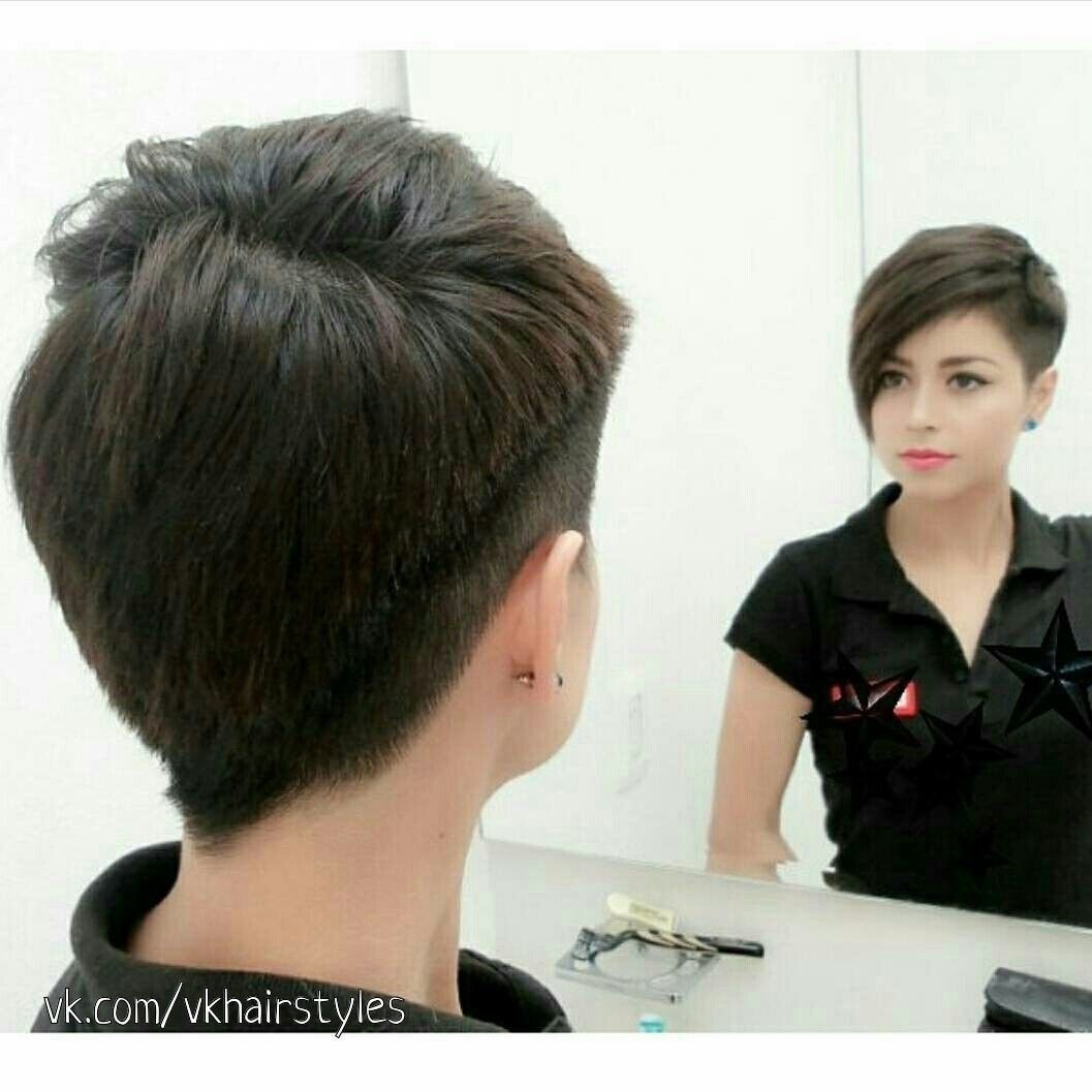 Окантовка женской стрижки