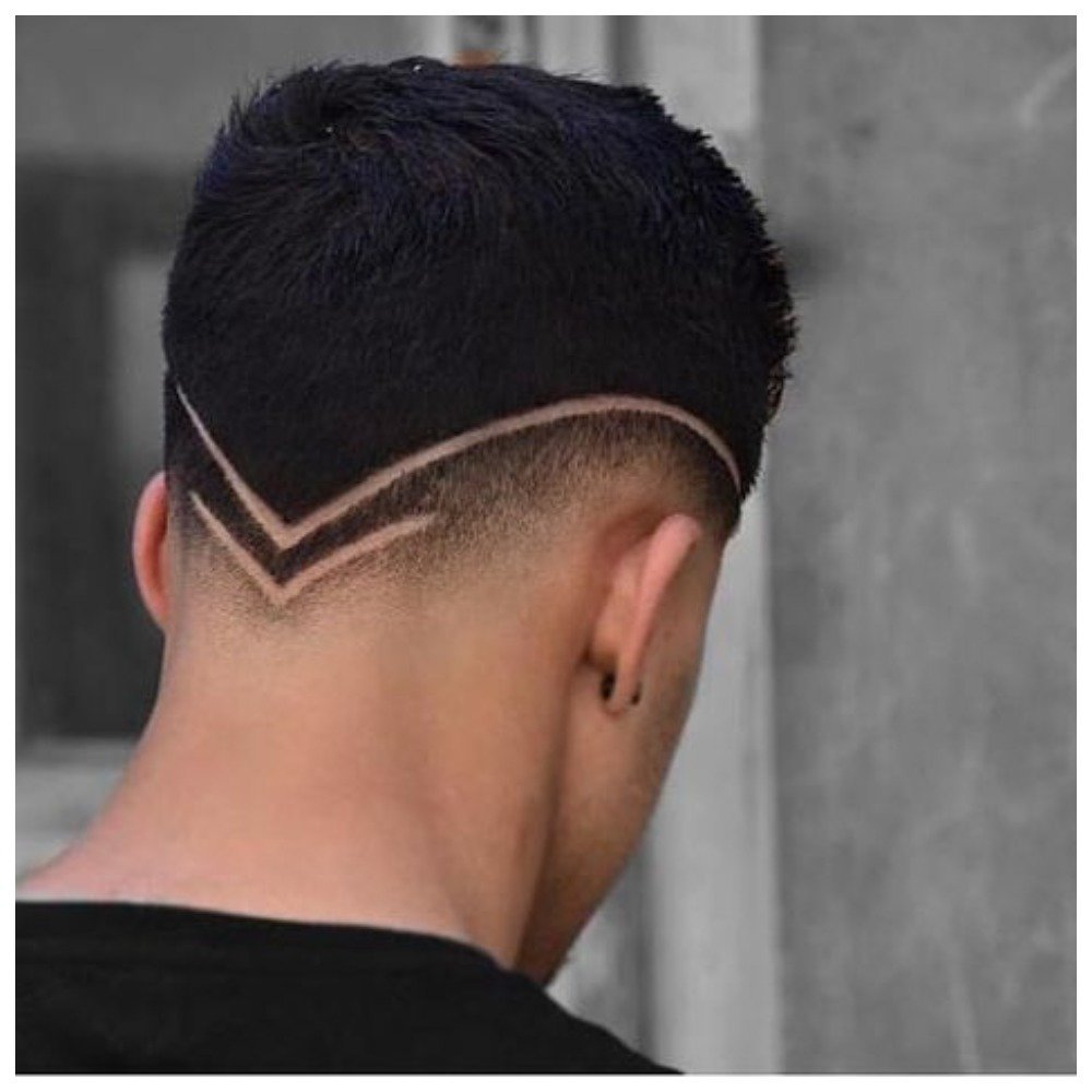 Мужские стрижки с узорами