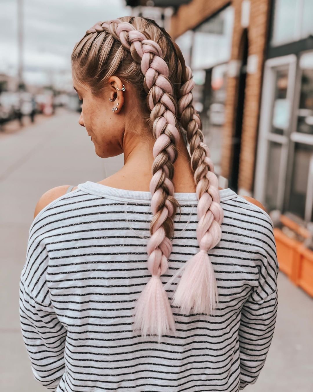 Брейды на короткие волосы