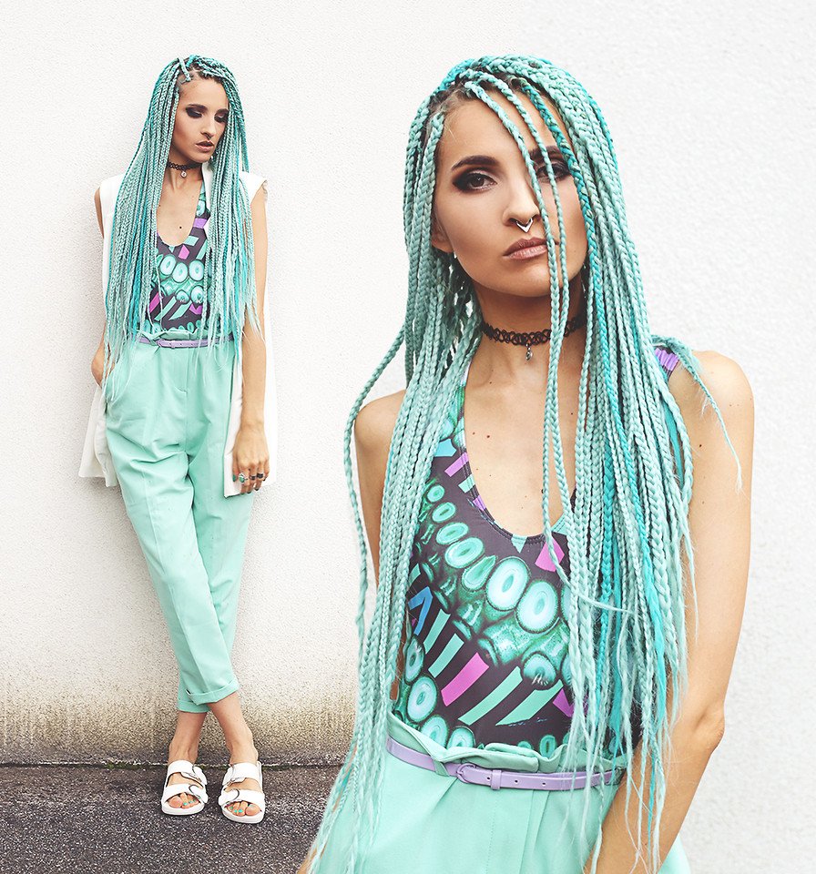 Де дреды афрокосы