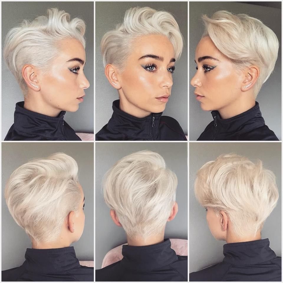 Стрижка Пикси с хвостом