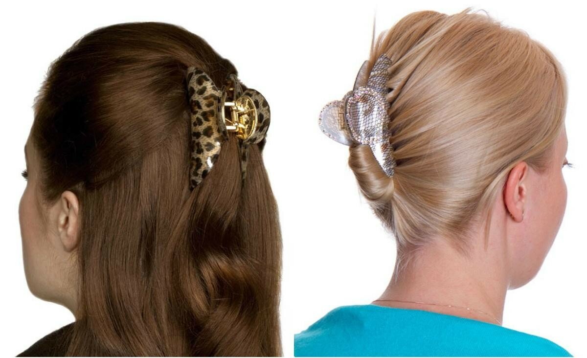 Прически с крабиком для волос