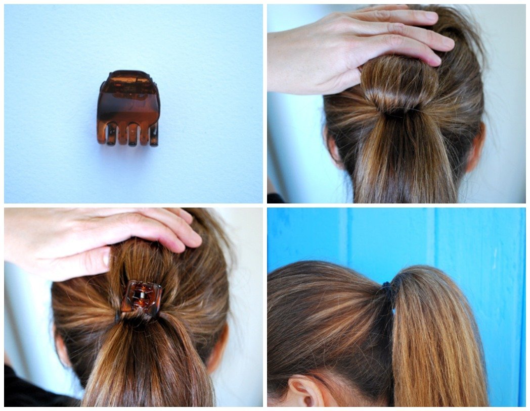 Прически с крабиком для волос