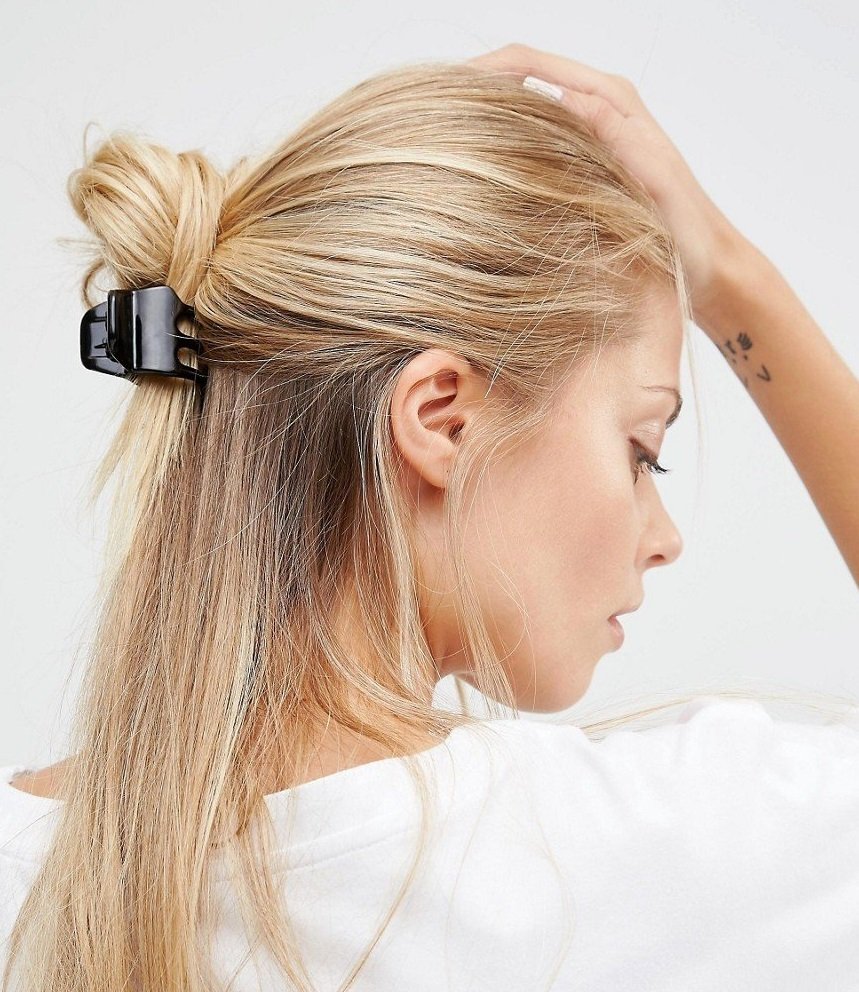 Причёски с крабиком 2021