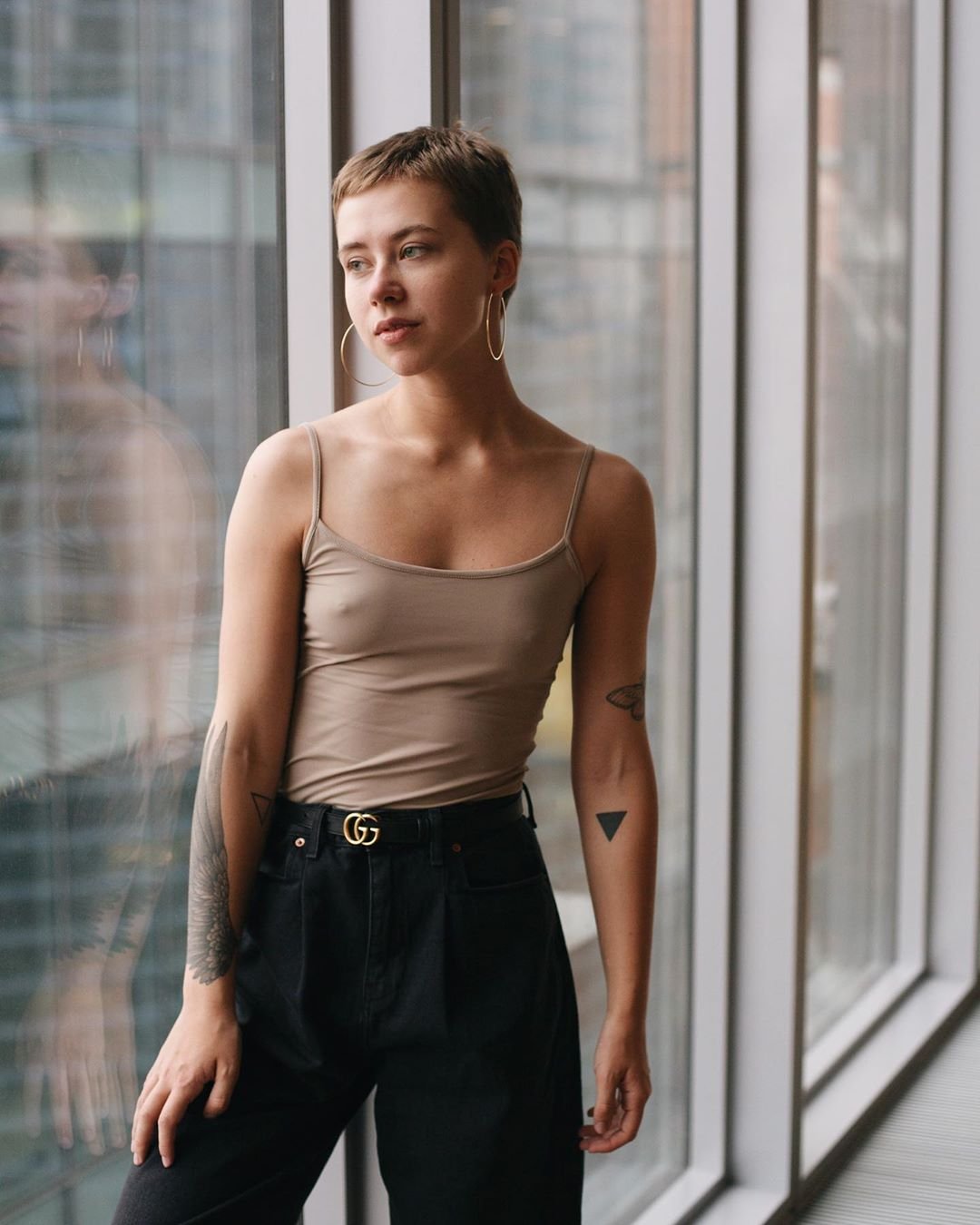 Юлия Костюшкина стрижка Пикси