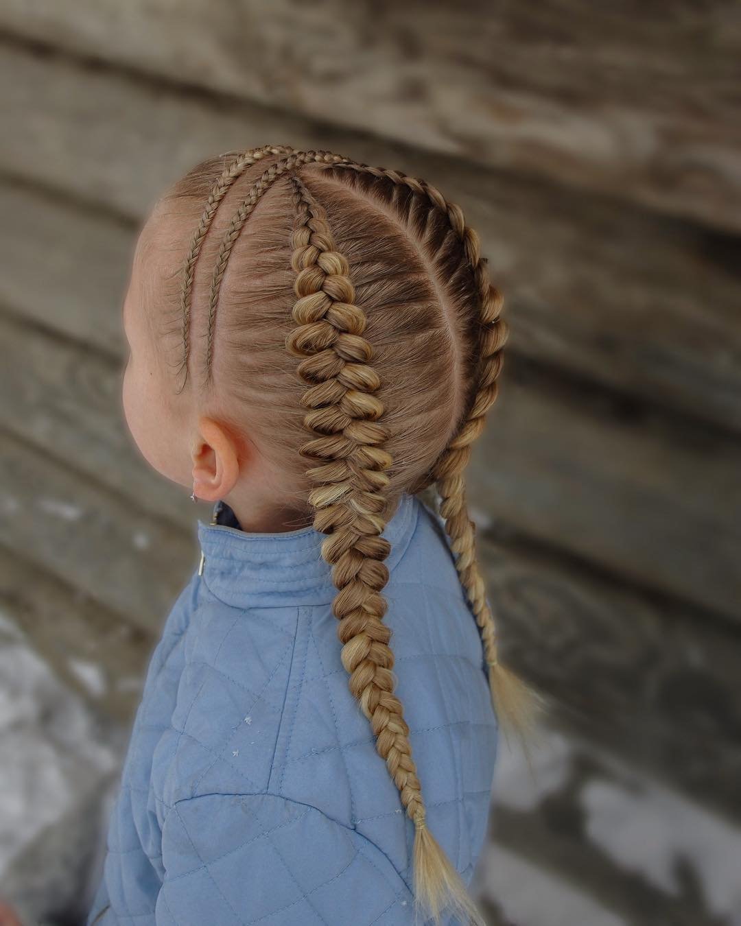 Тугие косички для девочек