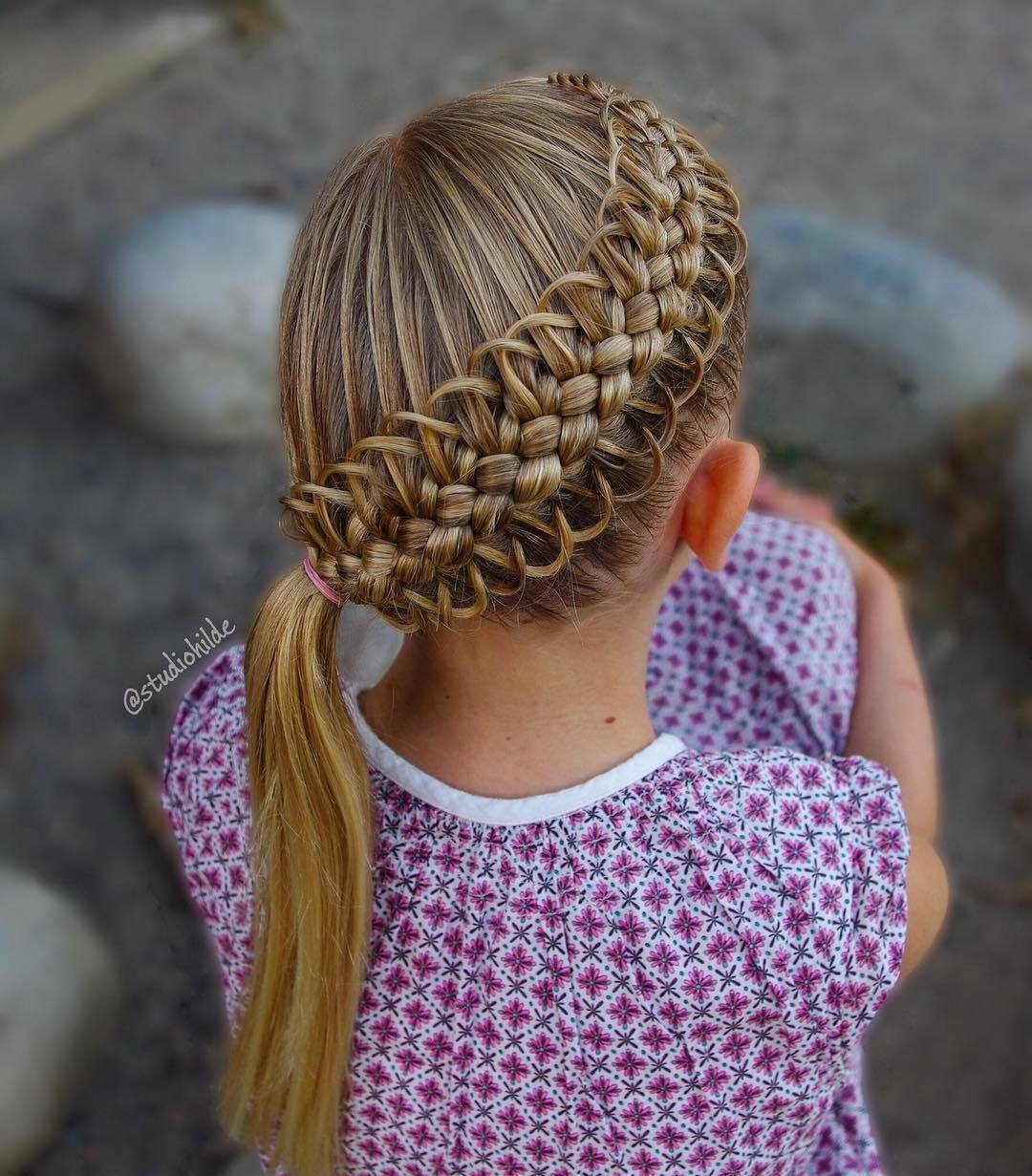 Тугие косички для девочек