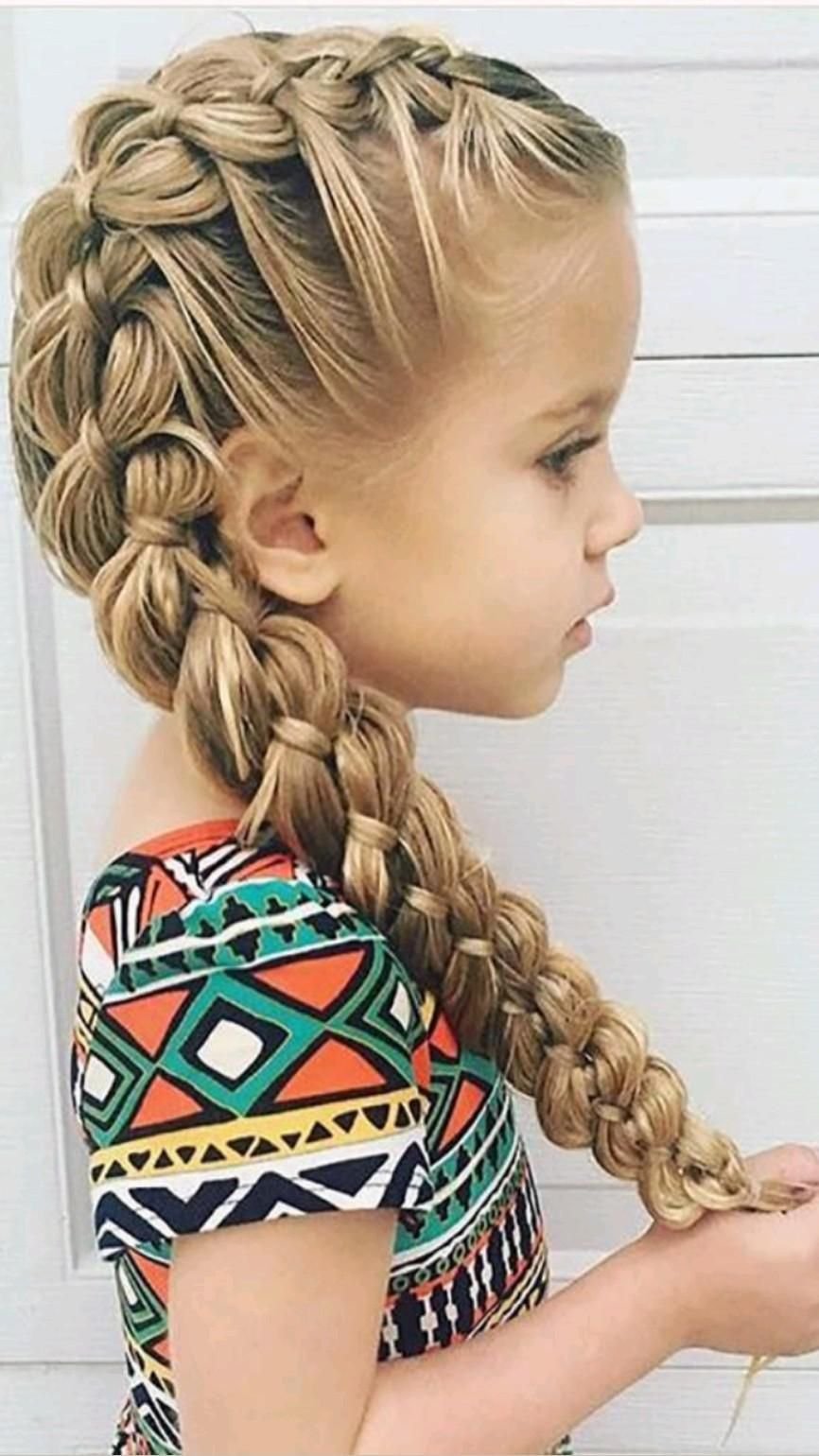 Причёски с косами для девочек