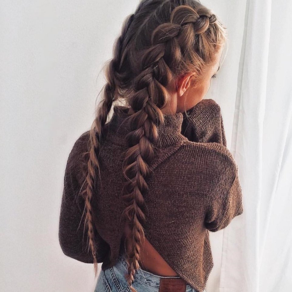 Красивые колоски на длинные волосы для девочек