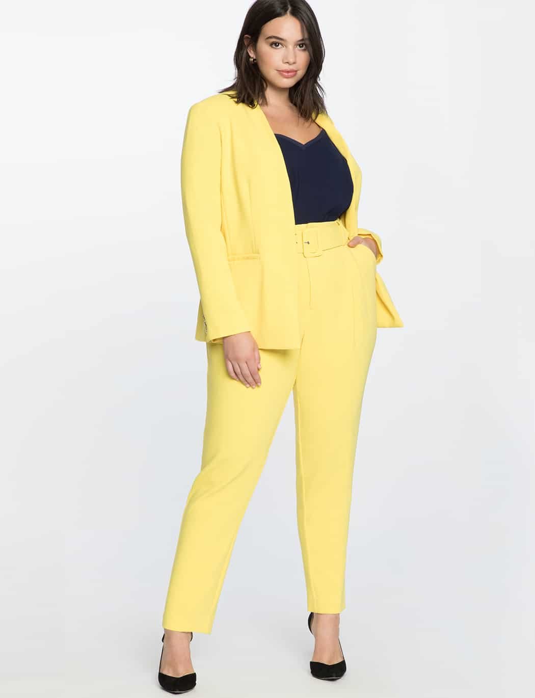 Брючный костюм для полных женщин