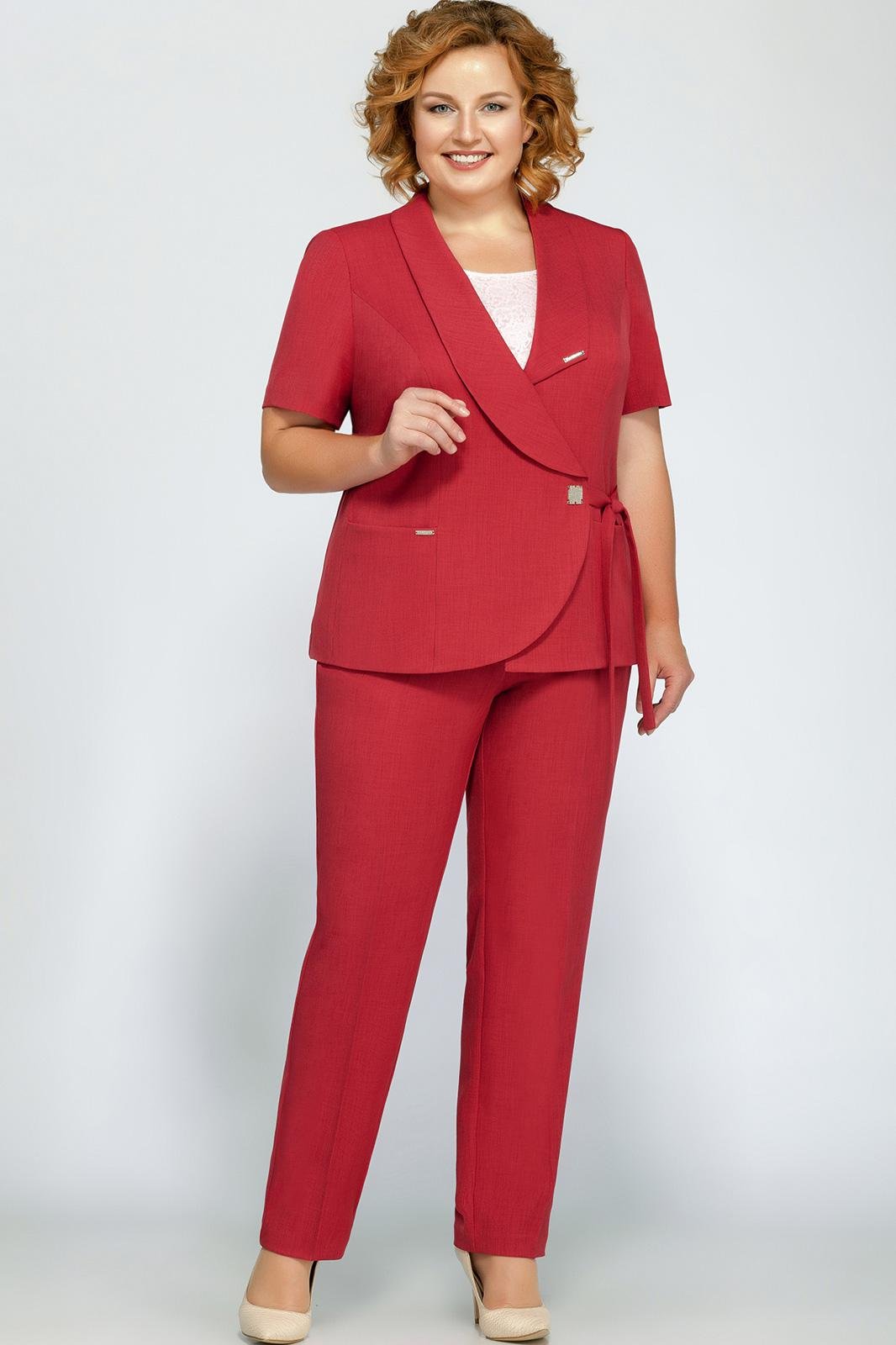 Брючный костюм плюс сайз 2021