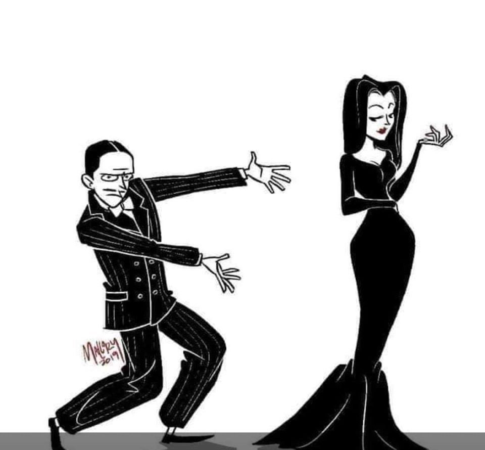 Мартиша Аддамс костюм