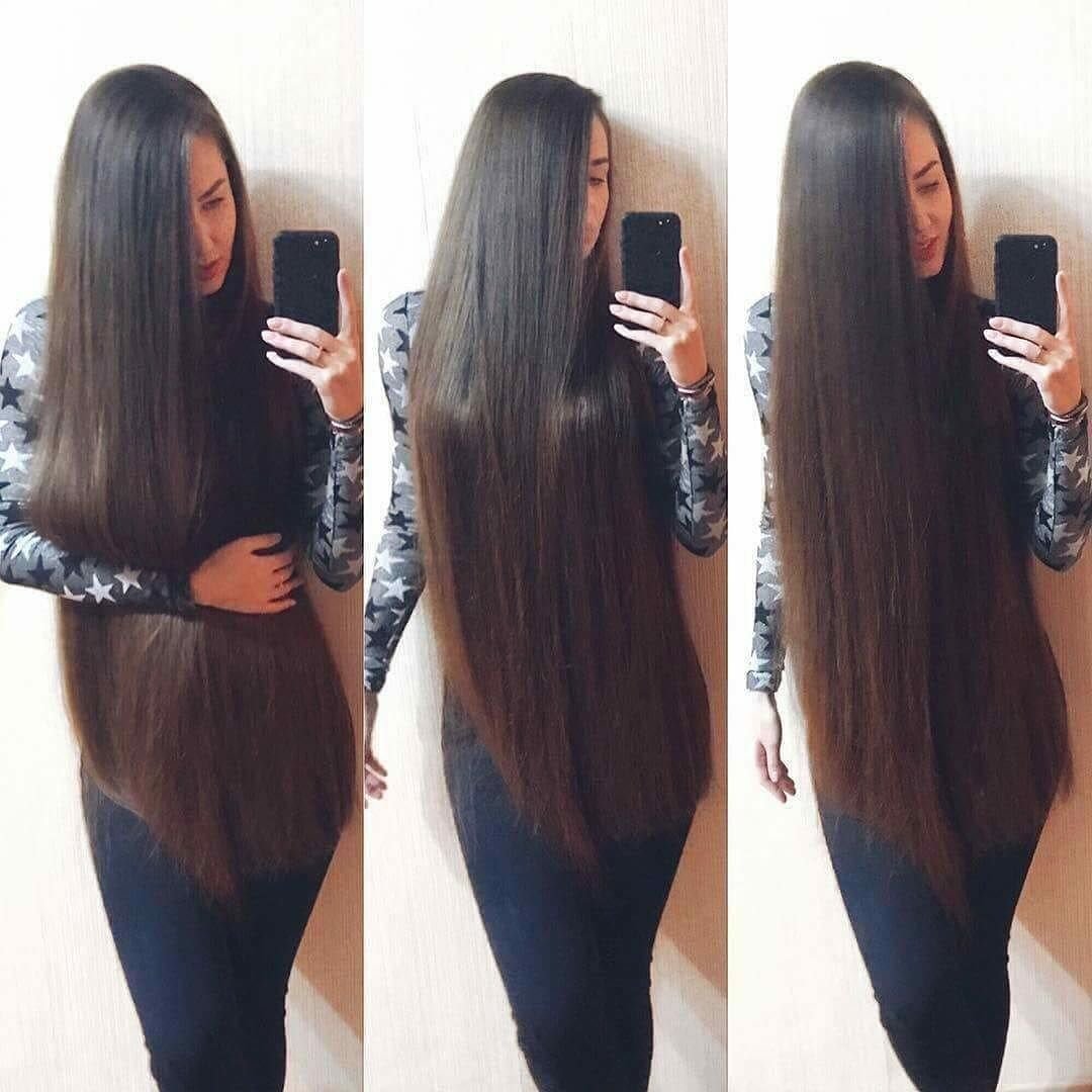 Ровные кончики волос