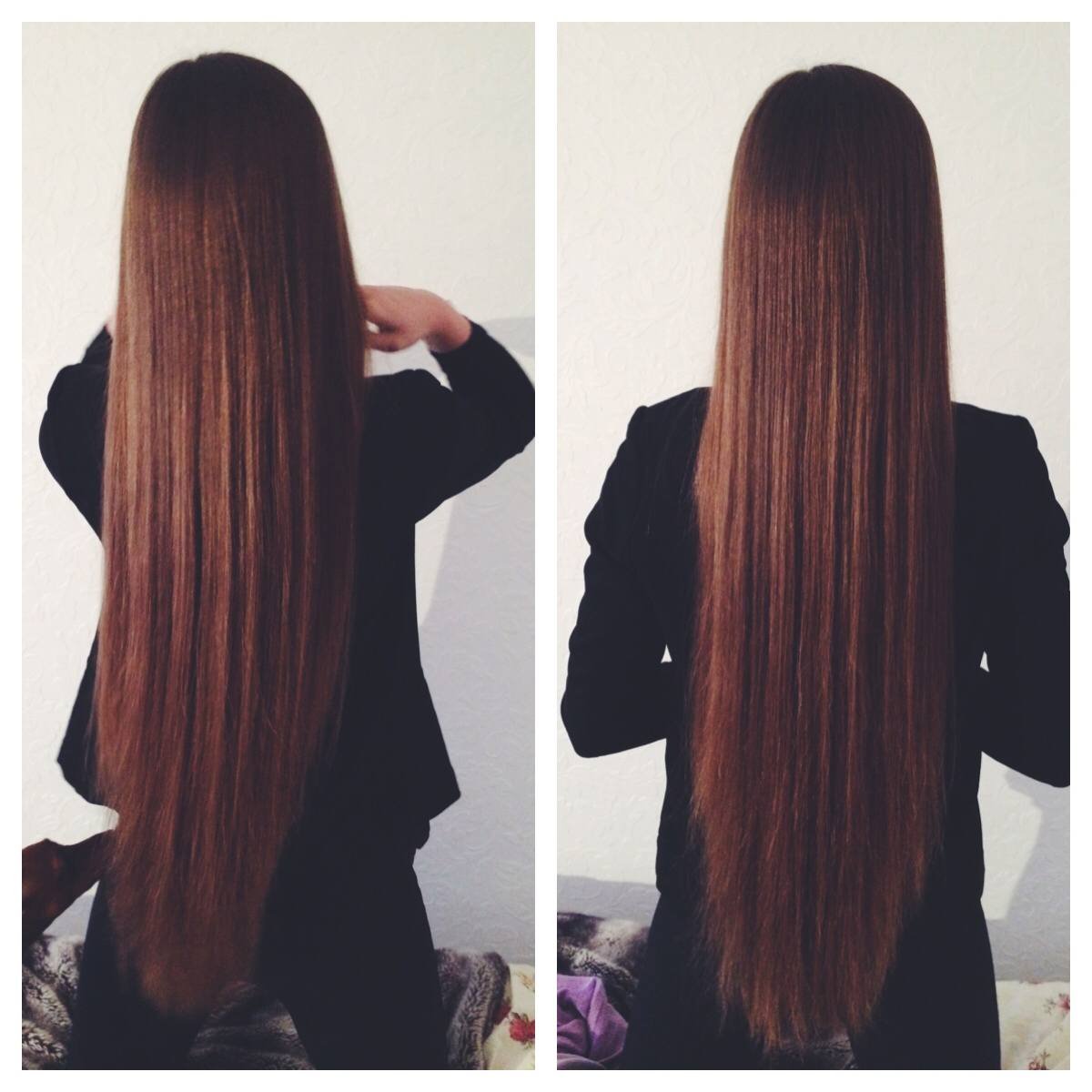 Стрижка кончиков длинных волос высокий лоб