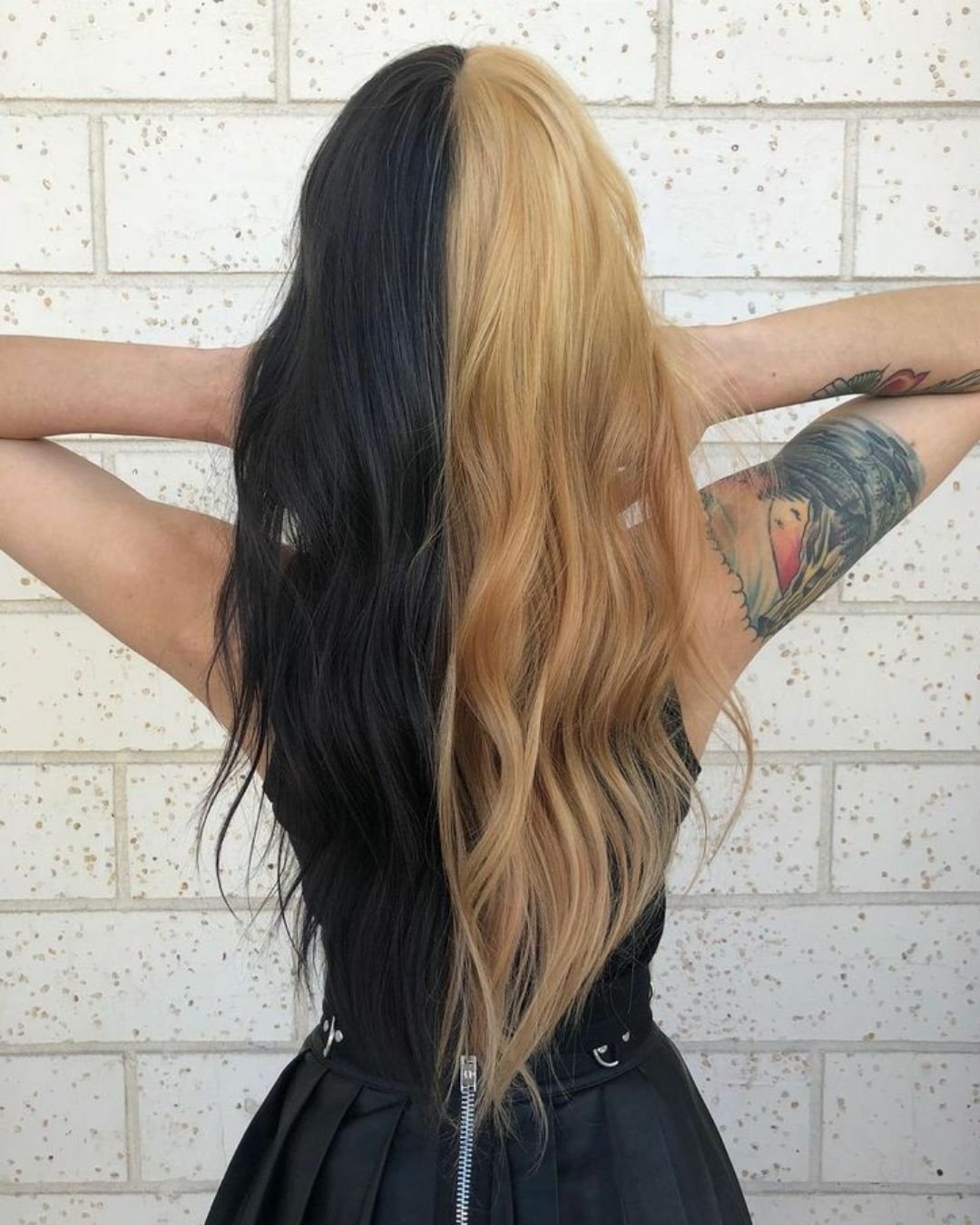 Омбре на русые волосы длинные прямые