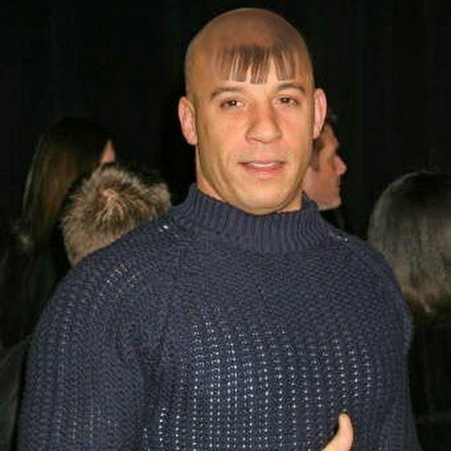 Вин дизель с челочкой