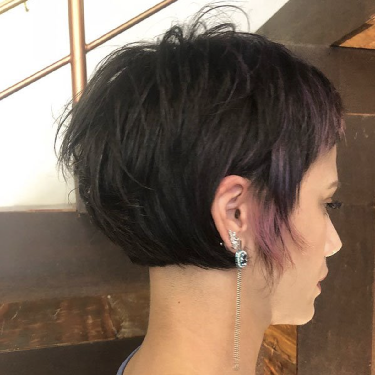 Пикси-Боб стрижка удлиненный затылок