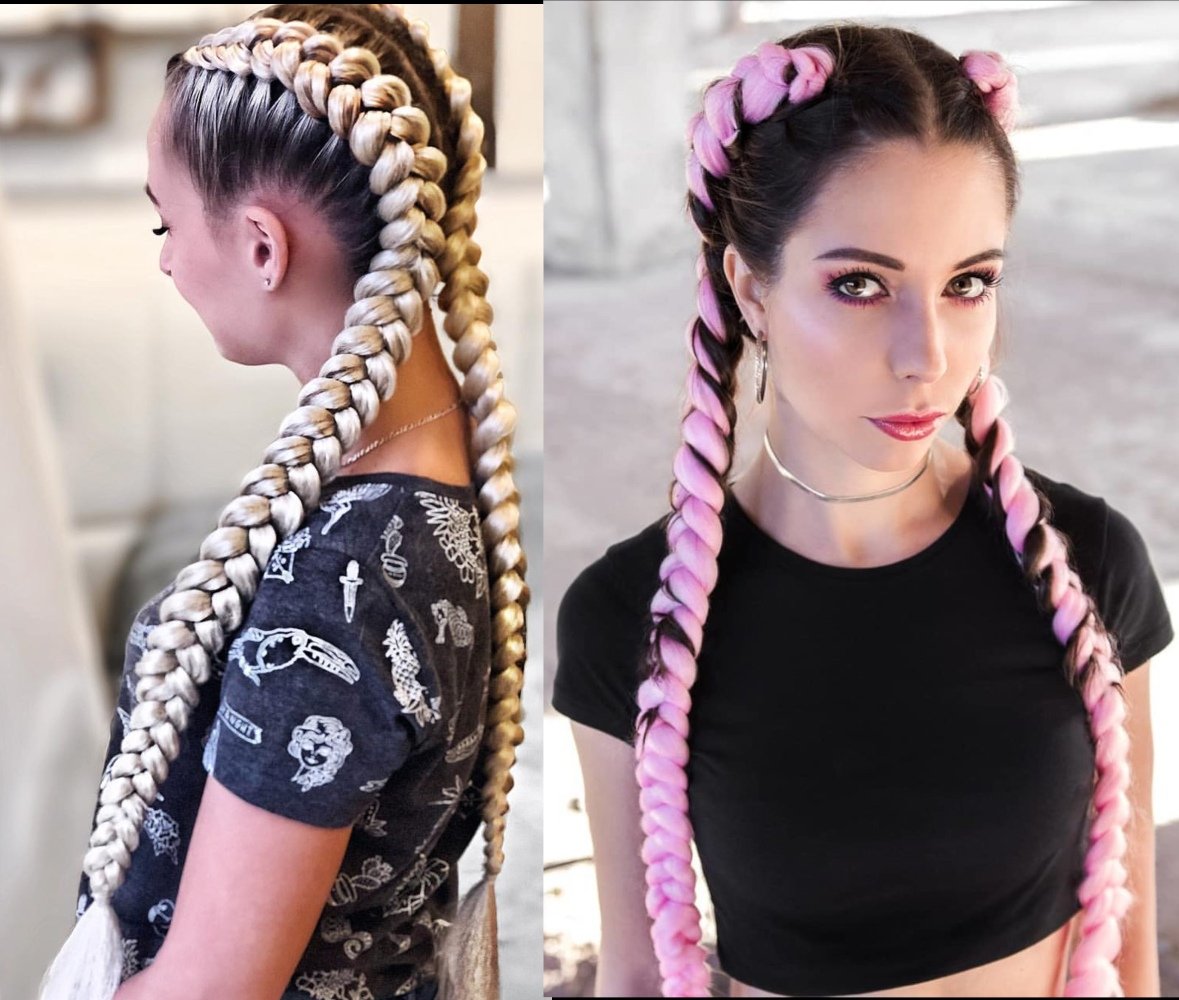 Косички боксеры с канекалоном